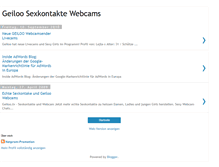 Tablet Screenshot of geiloo-sexkontakte.blogspot.com