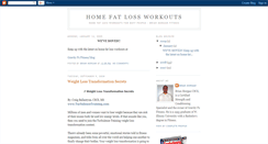 Desktop Screenshot of homefatlossworkouts.blogspot.com