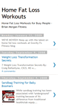 Mobile Screenshot of homefatlossworkouts.blogspot.com