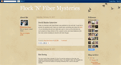 Desktop Screenshot of flocknfibermysteries.blogspot.com