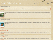 Tablet Screenshot of flocknfibermysteries.blogspot.com