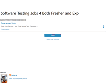 Tablet Screenshot of jobs4testing.blogspot.com