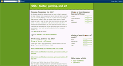 Desktop Screenshot of guitarandgaming.blogspot.com