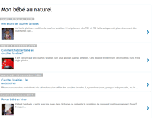 Tablet Screenshot of bebe-nature.blogspot.com
