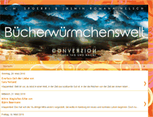 Tablet Screenshot of buecherwuermchenswelt.blogspot.com