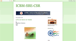 Desktop Screenshot of icbm-csr.blogspot.com