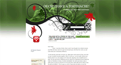 Desktop Screenshot of ouchihaveatoothache.blogspot.com