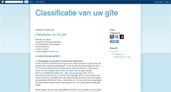 Desktop Screenshot of classificatievanuwgite.blogspot.com