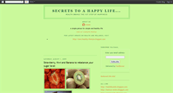 Desktop Screenshot of healthy-diary.blogspot.com