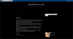 Desktop Screenshot of descriptivetext83.blogspot.com