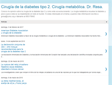 Tablet Screenshot of cirugiadiabetesdoctorresa.blogspot.com