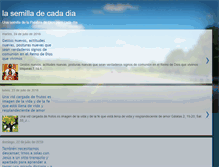 Tablet Screenshot of la-semilla-de-cada-dia.blogspot.com