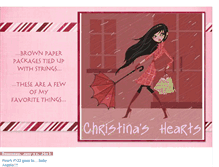 Tablet Screenshot of christinahearts.blogspot.com