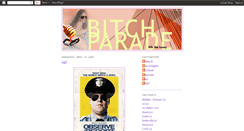 Desktop Screenshot of bitchparade.blogspot.com