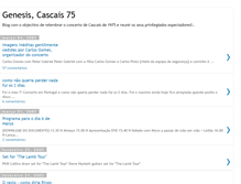 Tablet Screenshot of genesiscascais75.blogspot.com