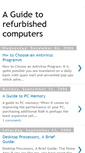 Mobile Screenshot of dellrefurbishedcomputer.blogspot.com