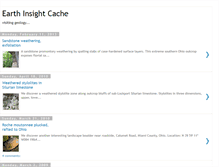 Tablet Screenshot of earthinsightcache.blogspot.com