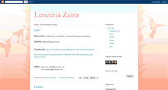 Desktop Screenshot of lenceria-zaira.blogspot.com