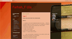 Desktop Screenshot of farhah19.blogspot.com