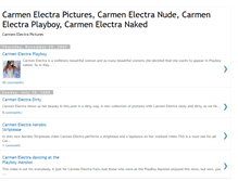 Tablet Screenshot of carmen-electra-pictures.blogspot.com