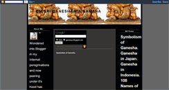 Desktop Screenshot of ganaraya.blogspot.com