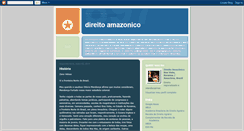 Desktop Screenshot of direitoamazonico.blogspot.com
