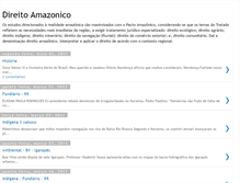 Tablet Screenshot of direitoamazonico.blogspot.com