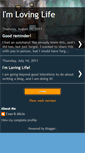 Mobile Screenshot of imlovinglife.blogspot.com