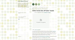 Desktop Screenshot of getrealnews.blogspot.com