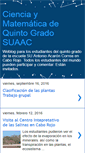 Mobile Screenshot of cienciaquinto.blogspot.com