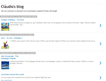 Tablet Screenshot of cludiosblog.blogspot.com
