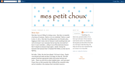 Desktop Screenshot of mespetitchoux.blogspot.com