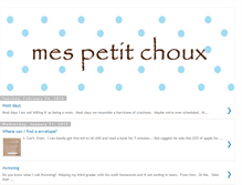 Tablet Screenshot of mespetitchoux.blogspot.com