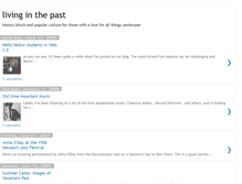 Tablet Screenshot of living-inthepast.blogspot.com
