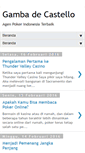 Mobile Screenshot of gambadecastello.blogspot.com