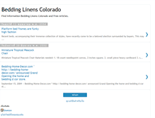 Tablet Screenshot of bedding-linens-colorado.blogspot.com