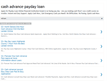 Tablet Screenshot of cashadvance88paydayloan.blogspot.com