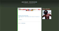 Desktop Screenshot of musiqueivoirienne.blogspot.com