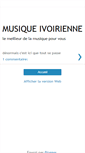 Mobile Screenshot of musiqueivoirienne.blogspot.com