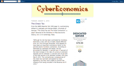 Desktop Screenshot of cybereconomics.blogspot.com