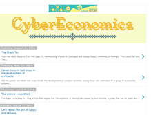 Tablet Screenshot of cybereconomics.blogspot.com