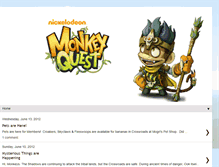 Tablet Screenshot of monkeyquestguide.blogspot.com