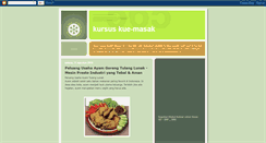 Desktop Screenshot of kursus-kue-masak.blogspot.com