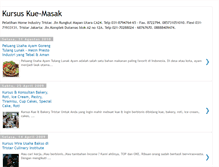 Tablet Screenshot of kursus-kue-masak.blogspot.com