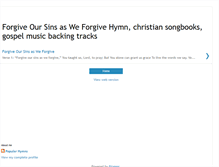 Tablet Screenshot of forgiveoursinsasweforgive.blogspot.com