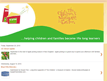 Tablet Screenshot of childrensmuseumineaston.blogspot.com