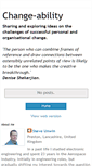 Mobile Screenshot of change-ability.blogspot.com