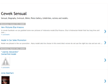 Tablet Screenshot of cewek-sensual.blogspot.com