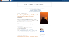 Desktop Screenshot of onpurposejourney.blogspot.com