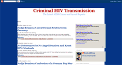 Desktop Screenshot of criminal-hiv-transmission.blogspot.com